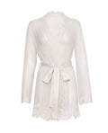 Oh La La Cheri Provence Short Robe - White S/M - Image 3