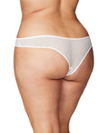 RSVP by Oh la la Cheri Crotchless Thong w/Pearls White 3X/4X - Image 2