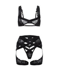 Thalia Mesh & Lace Underwire 3 pc Set - Black LG (5)
