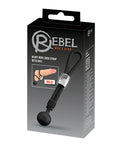 Rebel Rebel Heavy Rope Cock Lasso w/Ball - Black