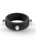 Rebel Rebel Cock Ring w/Studs - Black - Image 4