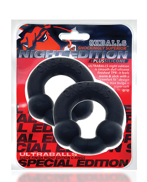 Oxballs Oxballs Ultraballs Cockring Special Edition - Night Pack of 2