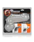 Oxballs Sackjack Wearable Jack Off Sheath - Clear Frost (4)