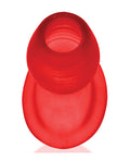 Oxballs Oxballs Glowhole 2 Hollow Buttplug w/LED Insert Large - Red Morph - Image 4