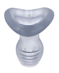 Oxballs Oxballs Glowhole 1 Hollow Buttplug w/LED Insert Small - Clear - Image 3