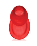 Oxballs Oxballs Glowhole 1 Hollow Buttplug w/LED Insert Small - Red Morph - Image 4