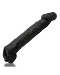 Oxballs Oxballs Muscle Ripped Inner Ribbed Velvet-Smooth Cocksheath - Special Edition Black