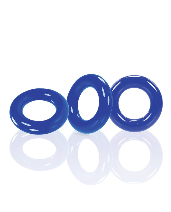 Oxballs Oxballs Willy Rings - Blue Pack of 3
