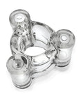 Oxballs Oxballs Buzz Squeeze Ballstretcher Vibe - Clear