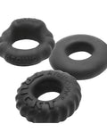 Oxballs Oxballs Bonemaker Boner Cock Ring Kit Pack of 3 - Special Edition Night