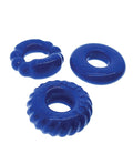 Oxballs Oxballs Bonemaker 3 Pack Cockring Kit - Pool Blue - Image 2