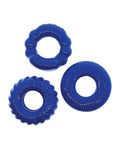Oxballs Oxballs Bonemaker 3 Pack Cockring Kit - Pool Blue - Image 3