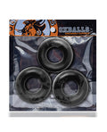 Oxballs Oxballs Fat Willy 3 Pack Jumbo Cock Rings - Black - Image 5