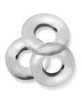 Oxballs Oxballs Fat Willy 3 Pack Jumbo Cock Rings - Clear - Image 3