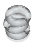 Oxballs Oxballs Fat Willy 3 Pack Jumbo Cock Rings - Clear - Image 4