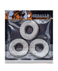Oxballs Oxballs Fat Willy 3 Pack Jumbo Cock Rings - Clear - Image 5