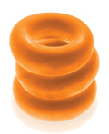 Oxballs Oxballs Fat Willy 3 Pack Jumbo Cock Rings - Orange - Image 2