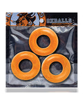 Oxballs Oxballs Fat Willy 3 Pack Jumbo Cock Rings - Orange - Image 5