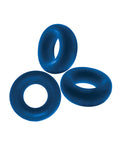 Oxballs Oxballs Fat Willy 3 Pack Jumbo Cock Rings - Space Blue - Image 2