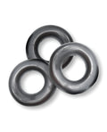 Oxballs Oxballs Fat Willy 3 Pack Jumbo Cock Rings - Steel - Image 2