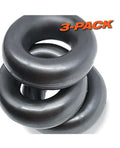 Oxballs Oxballs Fat Willy 3 Pack Jumbo Cock Rings - Steel - Image 3