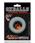 Oxballs Oxballs Axis Rib Griphold Cockring - Clear Ice - Image 3