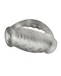 Oxballs Oxballs MasterJack Double Penetration Stroker - Jo Clear Ice - Image 3