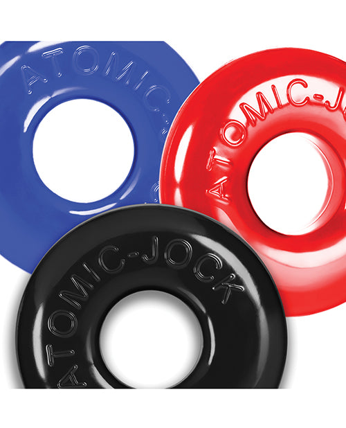 Oxballs Oxballs Ringer Max 3 Pack Cockrings - Multi Color