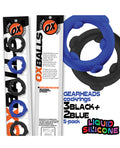 Oxballs Oxballs Gearheads 5 Pack Spinner Rings - Blue/Black - Image 4