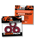 Oxballs Oxballs Cockpack Multi Design 3 Pack Cockrings - Cherry Lips - Image 4