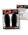 Oxballs Oxballs Lankyz Silicone Nip Suckers - Black - Image 4