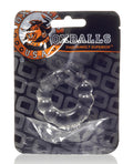Oxballs Oxballs Atomic Jock 6-Pack Shaped Cockring - Clear - Image 2