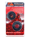 Oxballs TruckT Cock & Ball Ring Special Edition - Night Pack of 2 (5)