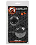 Oxballs Oxballs TruckT Cock & Ball Ring - Black Pack of 2 - Image 2