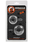 Oxballs Oxballs TruckT Cock & Ball Ring - Clear Pack of 2 - Image 2