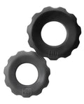 Hunky Junk Hunky Junk Cog Ring 2 Size Double Pack - Tar & Stone Pack of 2 - Image 2