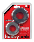 Hunky Junk Hunky Junk Cog Ring 2 Size Double Pack - Tar & Stone Pack of 2 - Image 4