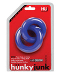 Hunky Junk Hunky Junk Duo Linked Cock & Ball Rings - Cobalt - Image 4
