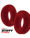 Hunky Junk Hunky Junk Stiffy 2 Pack Cockrings - Cherry Ice