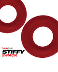 Hunky Junk Hunky Junk Stiffy 2 Pack Cockrings - Cherry Ice - Image 3