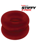 Hunky Junk Hunky Junk Stiffy 2 Pack Cockrings - Cherry Ice - Image 4