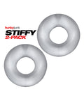 Hunky Junk Hunky Junk Stiffy 2 Pack Cockrings - Clear Ice - Image 3