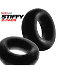 Hunky Junk Hunky Junk Stiffy 2 Pack Cockrings - Tar Ice