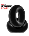 Hunky Junk Hunky Junk Stiffy 2 Pack Cockrings - Tar Ice - Image 2