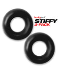 Hunky Junk Hunky Junk Stiffy 2 Pack Cockrings - Tar Ice - Image 3