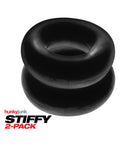 Hunky Junk Hunky Junk Stiffy 2 Pack Cockrings - Tar Ice - Image 4