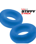Hunky Junk Hunky Junk Stiffy 2 Pack Cockrings - Teal Ice