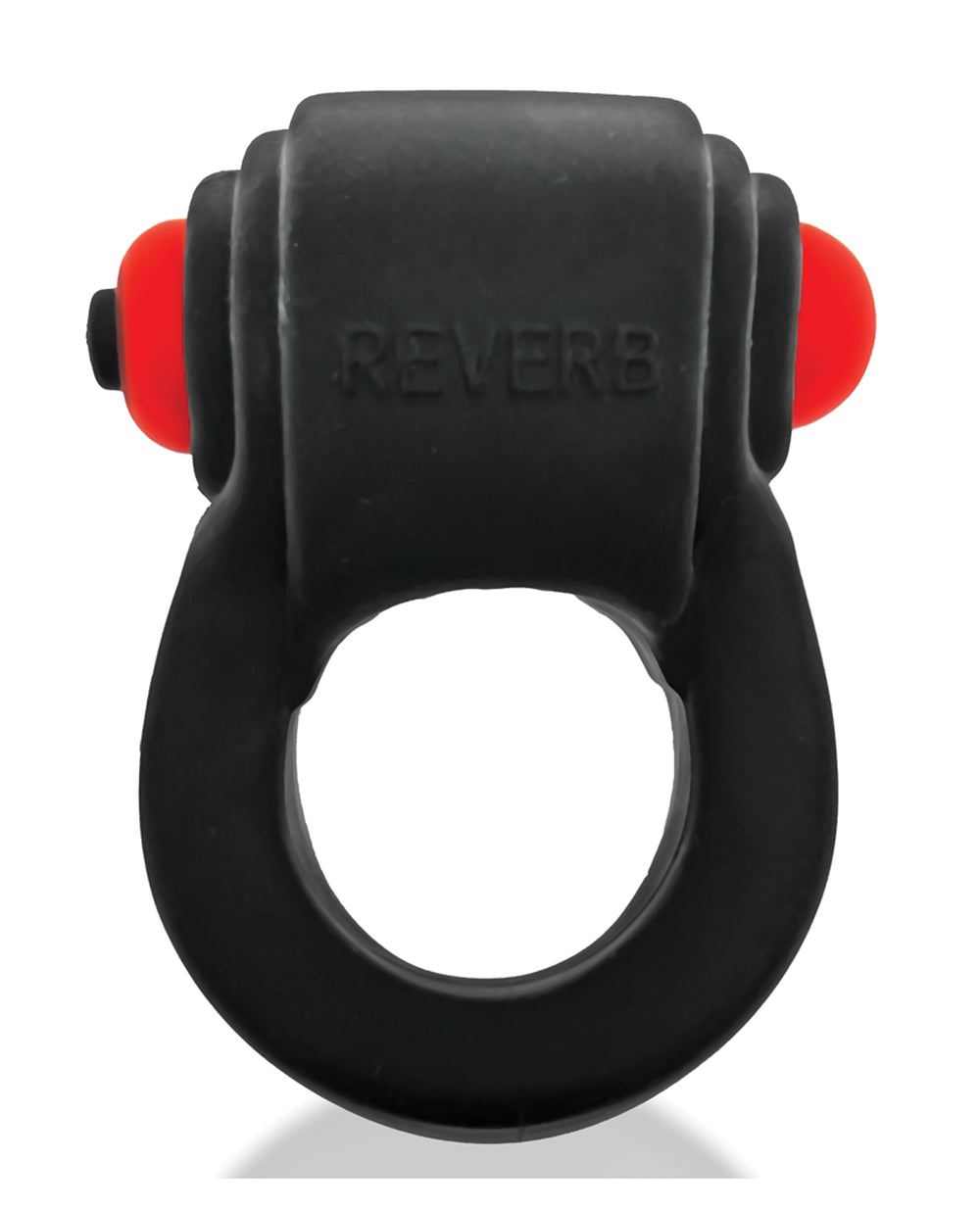 Hunky Junk Hunky Junk Revring Cock Ring w/Vibe - Tar w/Red Vibe
