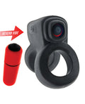 Hunky Junk Hunky Junk Revhammer Shaft Vibe Ring - Tar Ice w/Red Vibe - Image 3