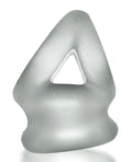 Oxballs Oxballs Tri Squeeze Cocksling & Ballstretcher - Clear Ice - Image 2
